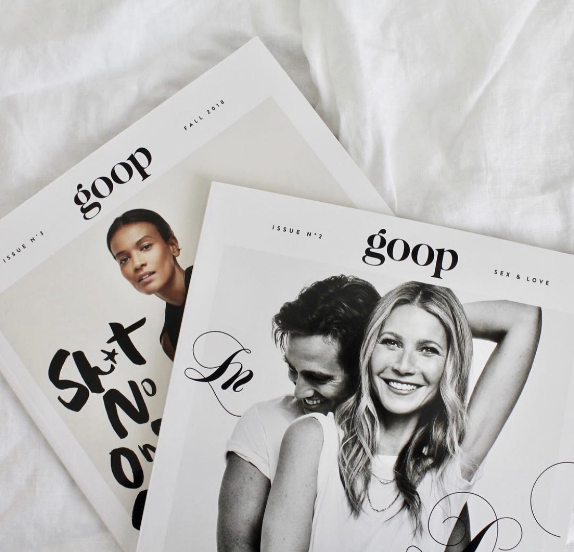Two Goop Magazines